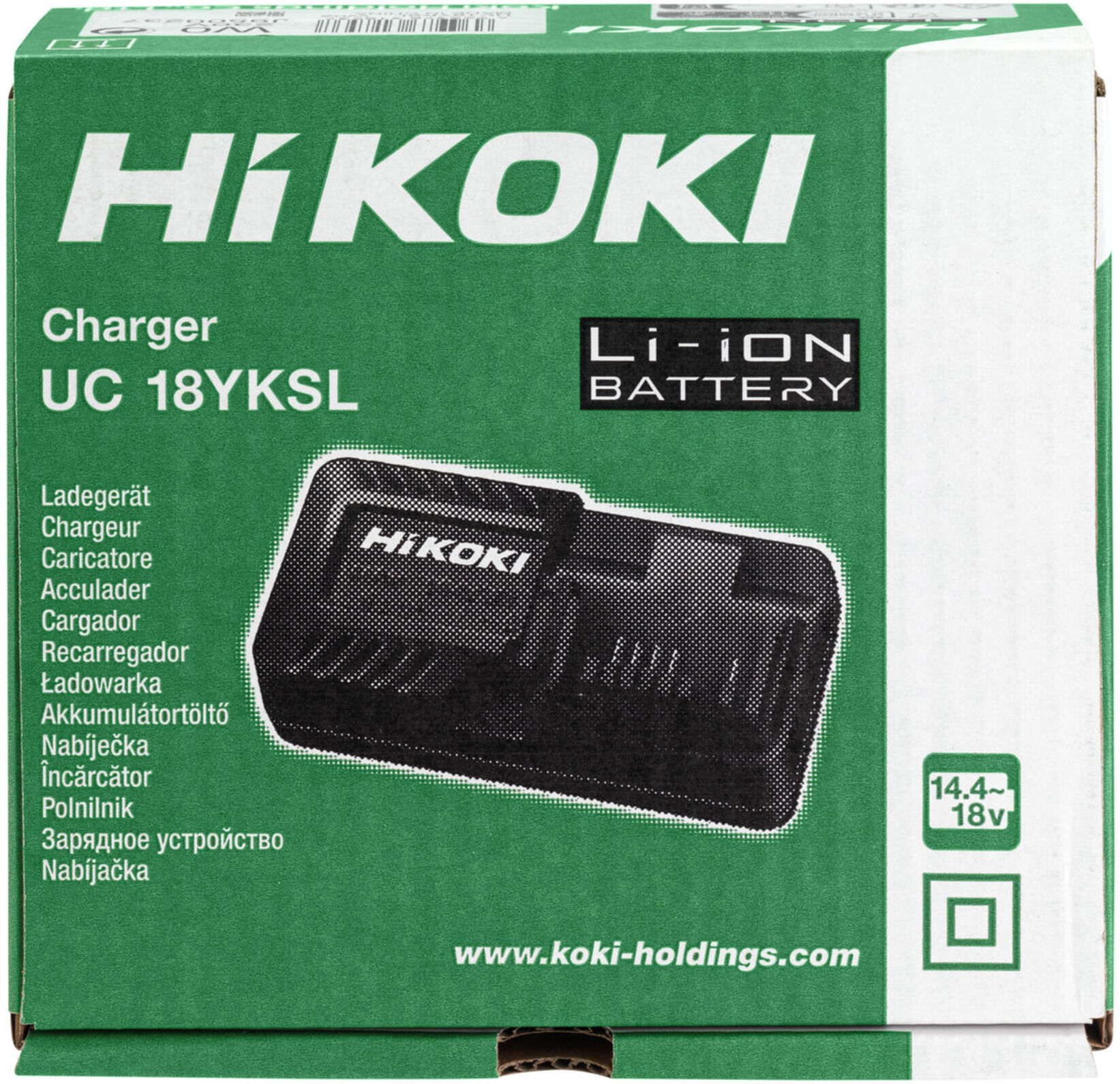 HiKOKI Akku-Ladegerät UC18YKSL 14,4/18V (UC18YKSLW0Z)