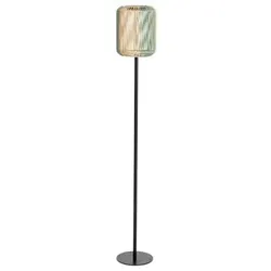 LUMIDA Garden 3in1 Solar-Laterne Kunststoff-Geflecht multifunktional Ø 20cm