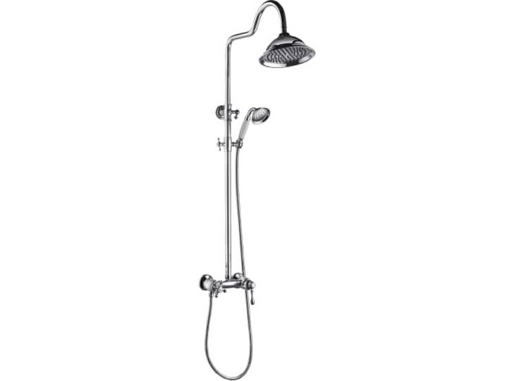 Essebagno Leeds 2 colonne de douche rétro chromé avec mitigeur mécanique