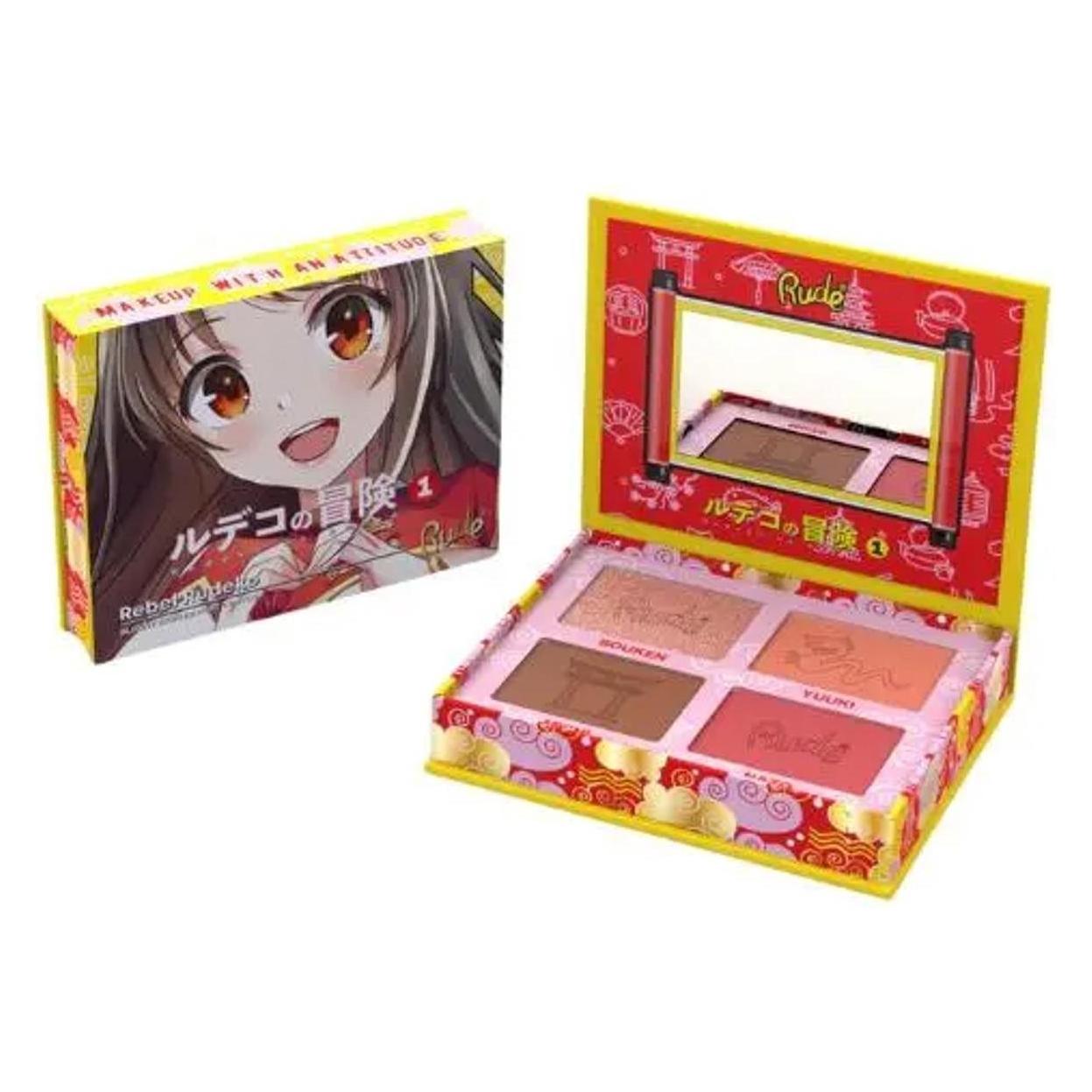 Rude Cosmetics Rude Manga Collection Blush Highlighter Contour Palette (53999624)