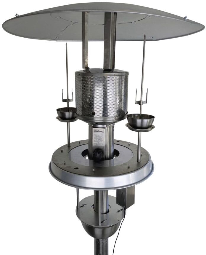 Schneider Grill Schneider Rotiga 4 Grillrotisserie für Gasheizpilz