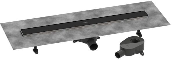 Hansgrohe RainDrain Go 800 Komplettset DR 800 56273670 rücks.beflies.Stand./flache Instal.MSW