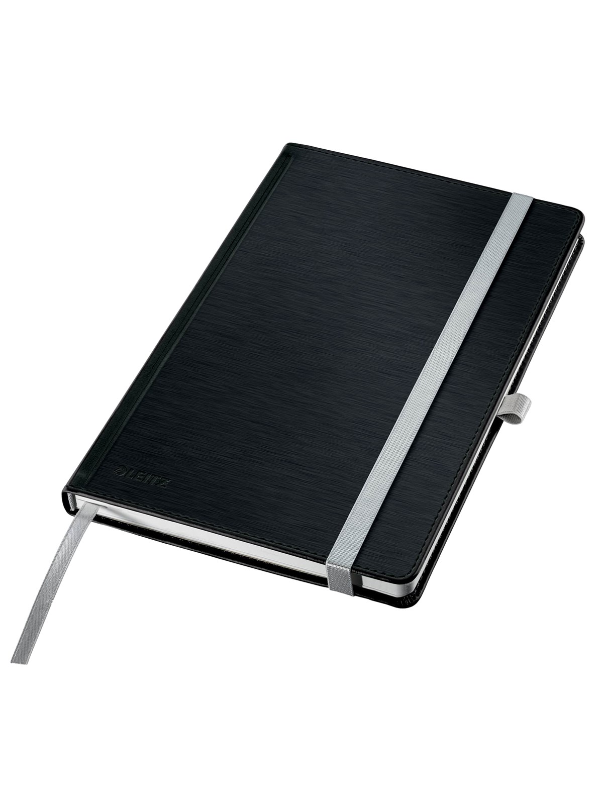 Leitz Style Notizbuch A5 kariert, Hardcover, Schwarz