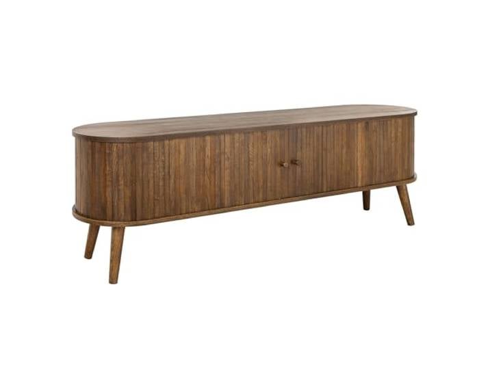 Riess Ambiente TV-Board Valhalla Wood - 160cm - braun - Eichenholz Stauraum, höhenverstellbare Regalböden, modernes Design, vielseitig einsetzbar, 10kg Belastbarkeit
