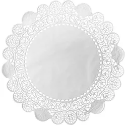 Duni Tortenspitze rund 36cm weiss, Backutensilien, Weiss