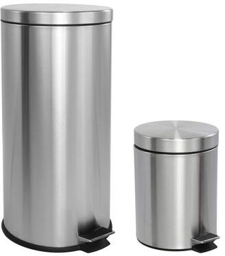 happimess Oscar 8-Gallon Step-Open Trash Can and Mini Trash Can
