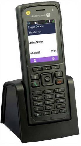 Alcatel-Lucent Enterprise 8262 EX + Akku + Clip DECT Mobilteil Schwarz