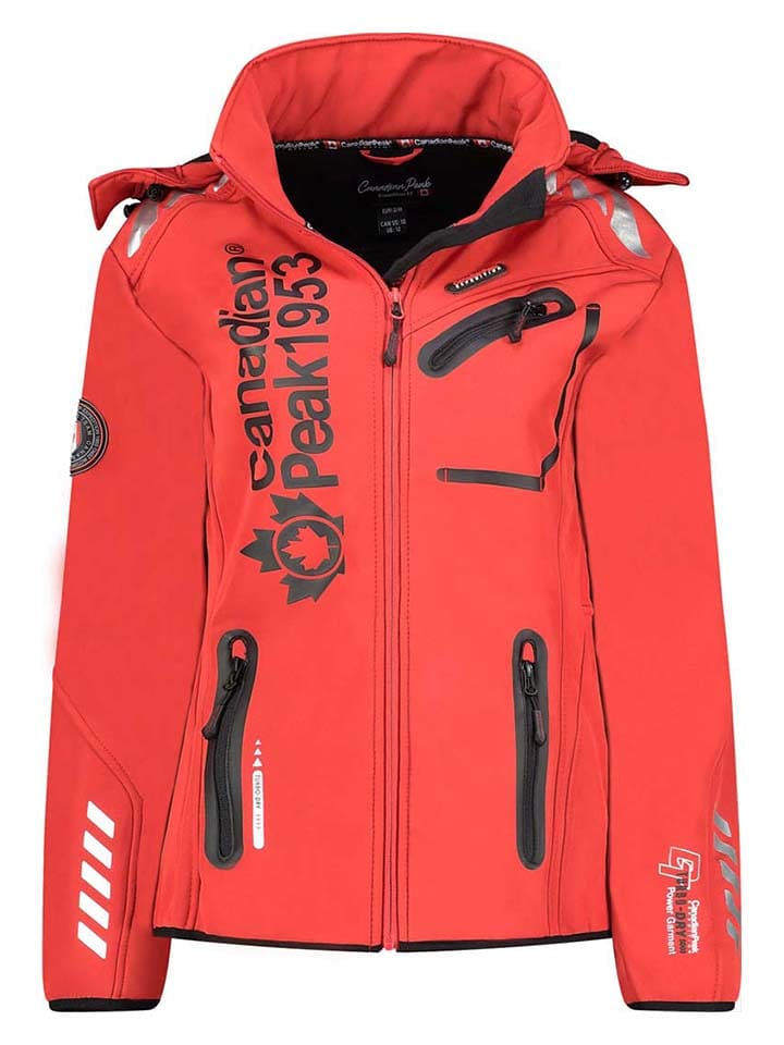 Canadian Peak Softshelljacke "Reinak" in Rot - XL