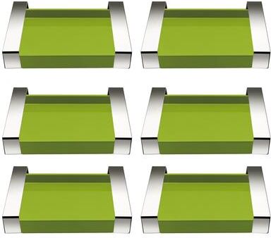 "Mepra Quattro Square Tray/Charger Plate 12.6"" - 6 Pieces"