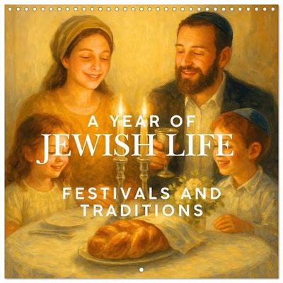 A Year of Jewish Life – Festivals and Traditions (Wall Calendar 2027 12 × 12 Inch) CALVENDO 12 Month Wall Calendar