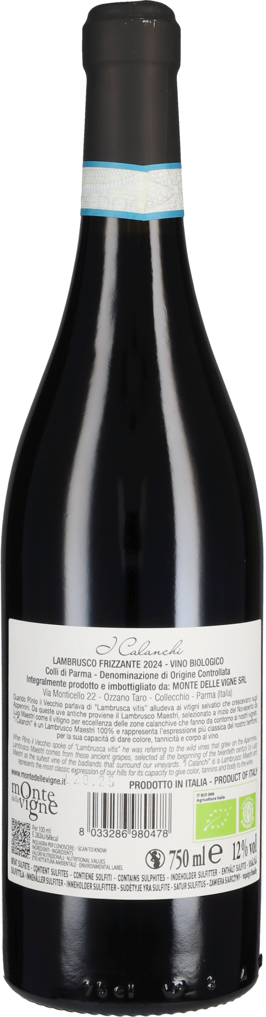 Monte delle Vigne Lambrusco 'I Calanchi' 2025