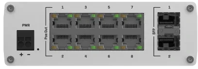 Teltonika TSW200 Industrial GSwitch 8x PoE+ (240W) 2x SFP"