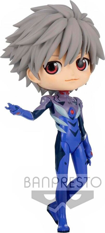 Banpresto Evangelion Q Posket Kaworu Nagisa plugsuit-stijl meerkleurig
