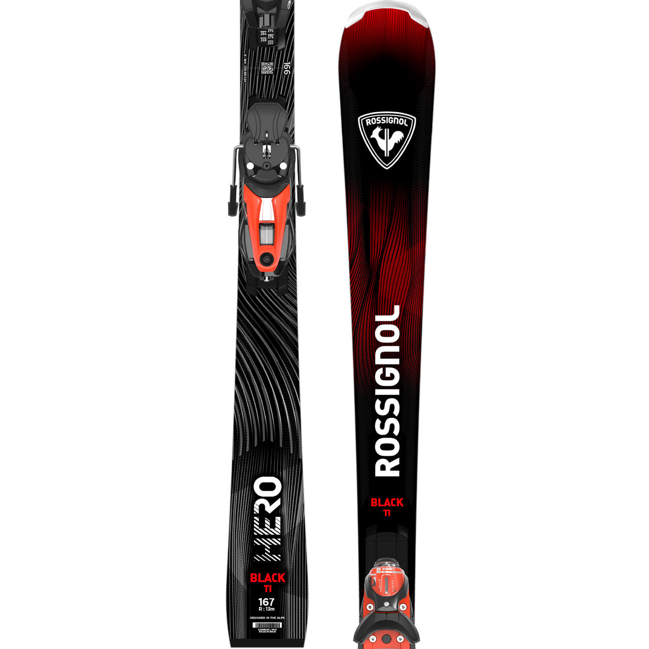 Rossignol Hero Black TI Konect - 162 cm
