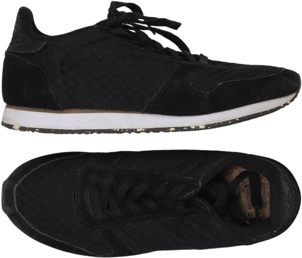 Woden Damen Sneaker, Schwarz, Gr. EU 41, kein / Etikett - Second Hand