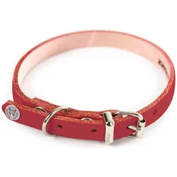 Martin Sellier Hundehalsband aus Leder (Hund, Spazieren), Halsband + Leine