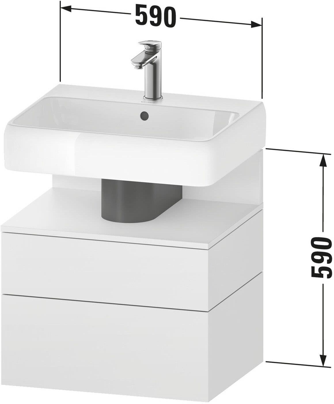 Duravit Collection One Waschtischunterschrank 59 x 59 cm, 2 Auszüge