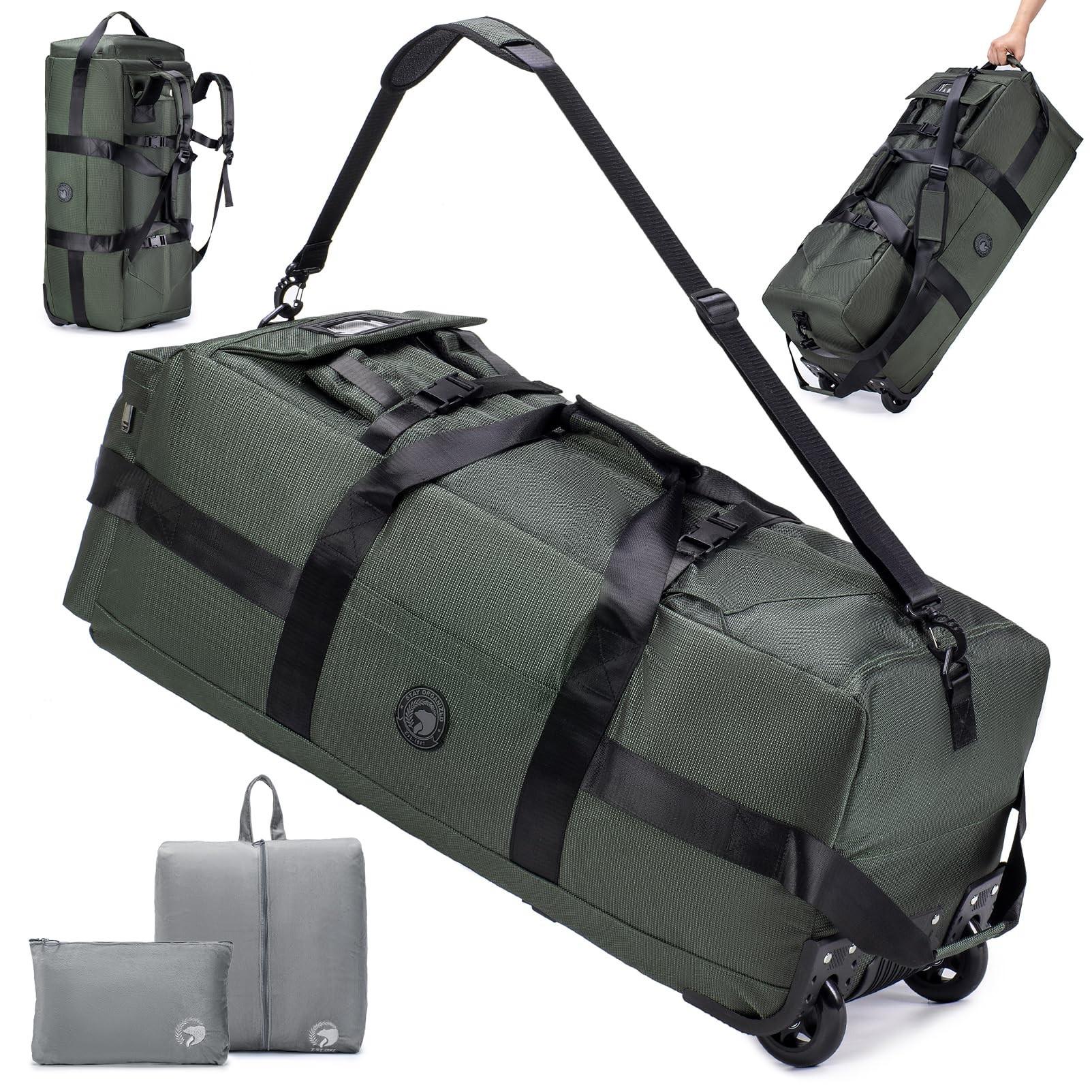 3-in-1 Reisetasche mit Rollen, 85L, Wasserdicht