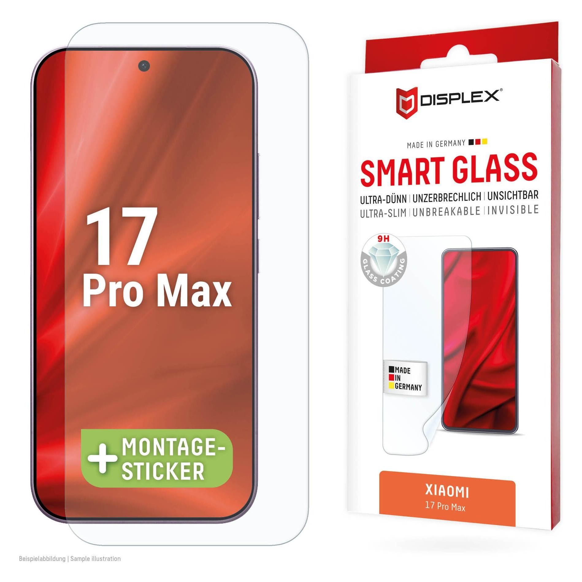 Displex Smart Glass 2D (1 Stk., Xiaomi 17 Pro Max) (02219)