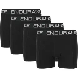 4er Pack ENDURANCE Burke Boxershorts Kinder 1001 - black 6/8 (128/134)