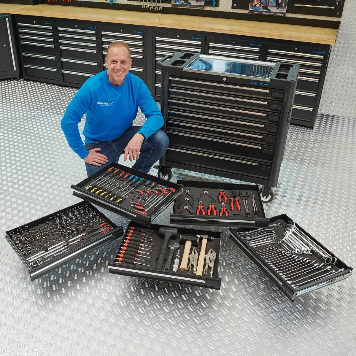 Datona Gereedschapswagen XL + Mach V