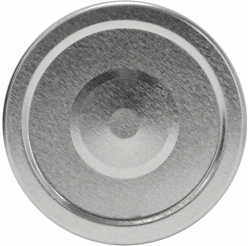Polsinelli Bouchon haut Argent Ø70 avec flip pour bocal Ergo (50 pcs.)