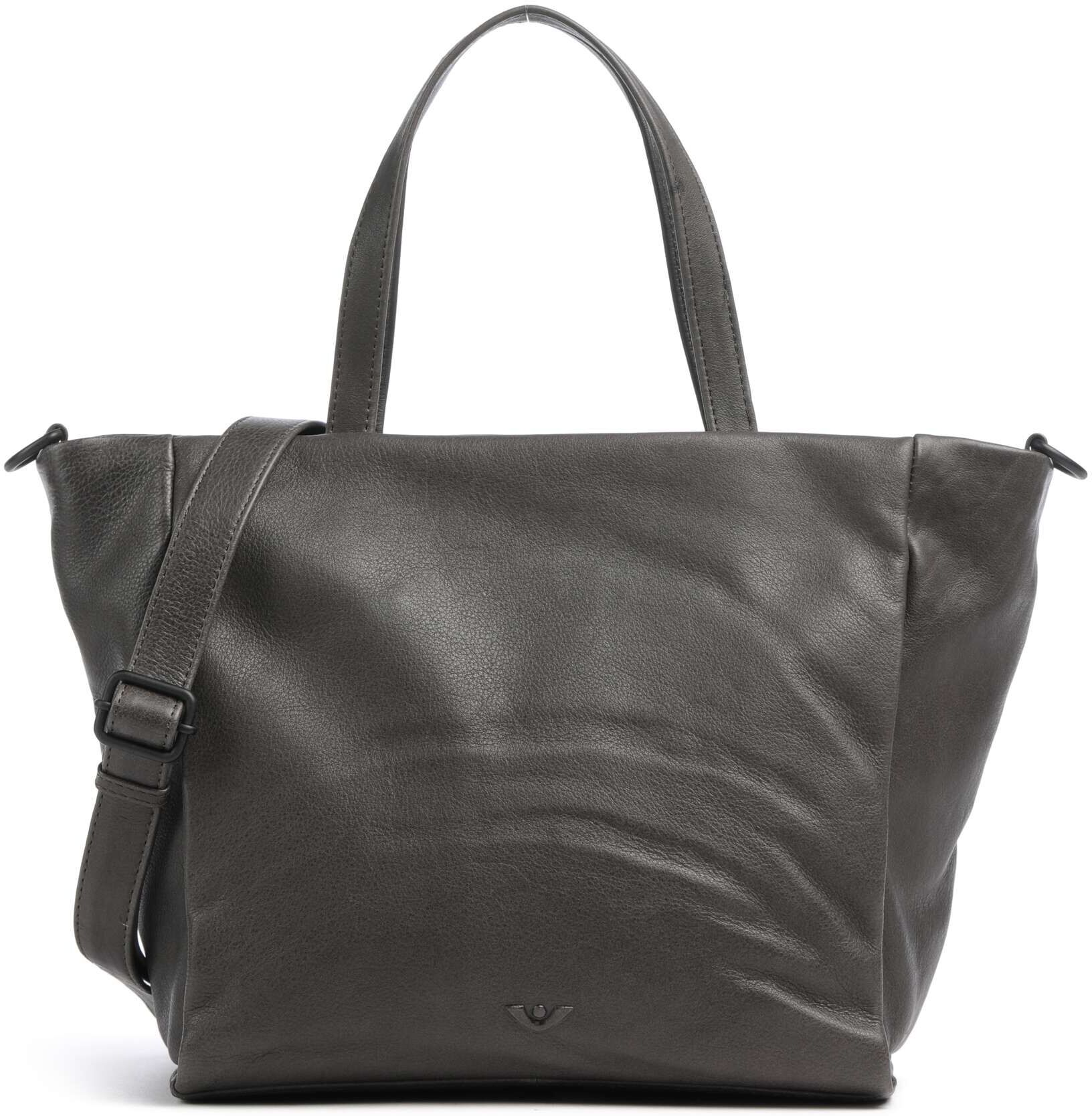 Voi Texas Herta Handtasche aus Leder, grau