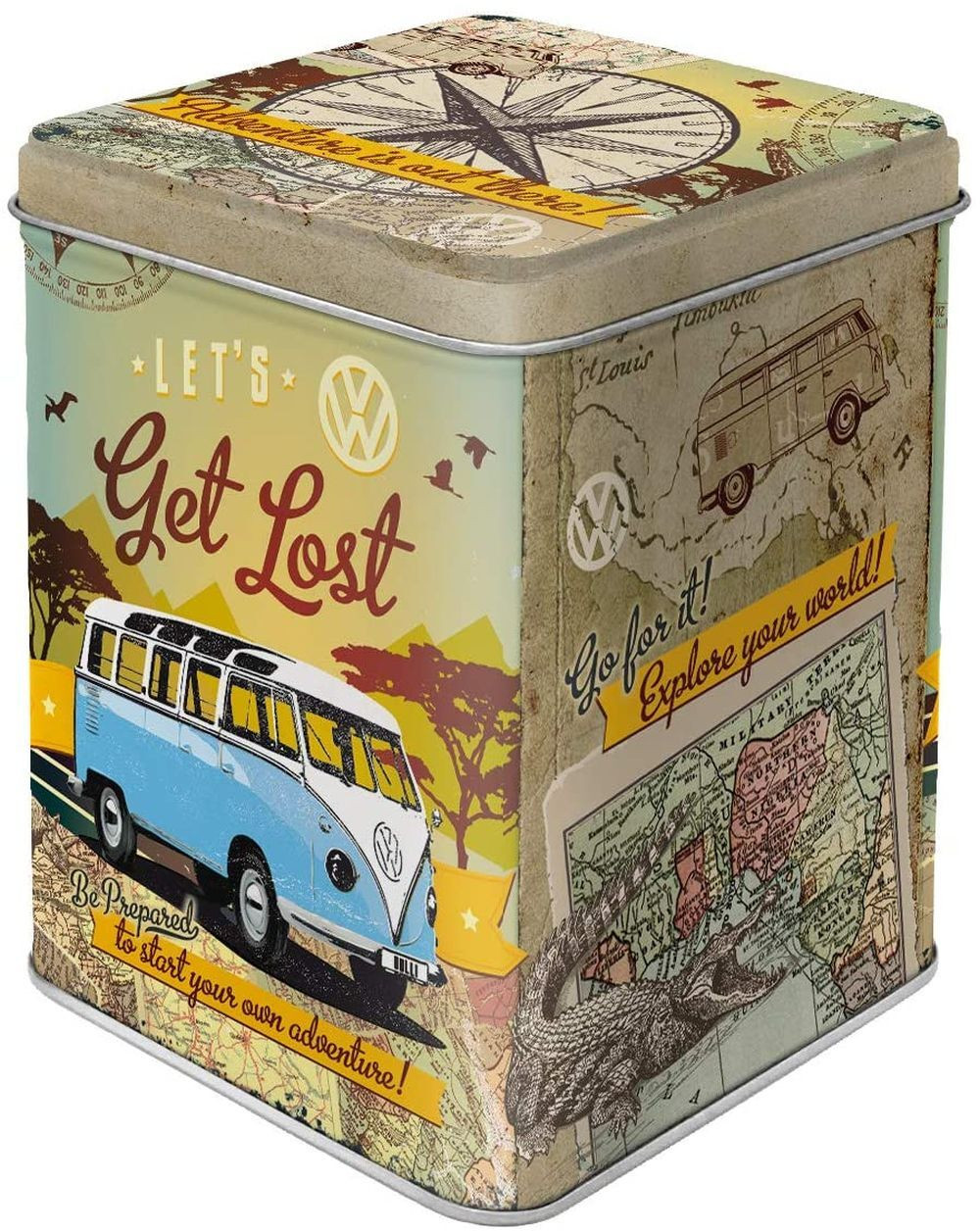Nostalgic Art Retro theedoos VW Bulli, 100 gram