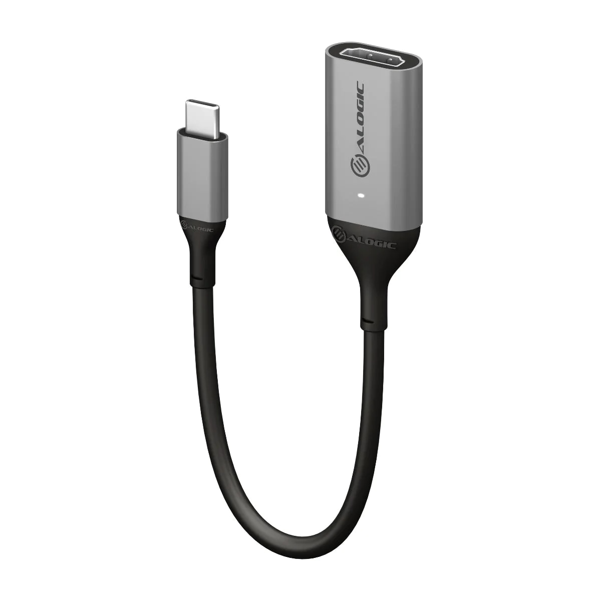 ALOGIC Ultra USB-C (männlich) auf HDMI (weiblich) Adapter grau 15 cm ULUCHD-ADP
