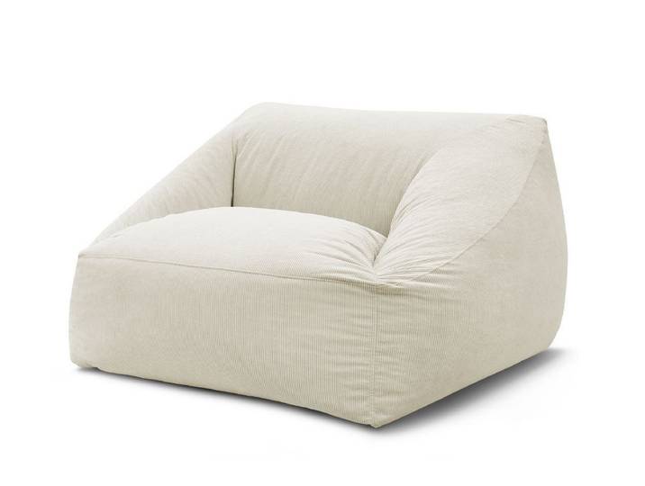 Bobochic Paris Pouf Lilibet, 1-Sitzer, 125x125 cm