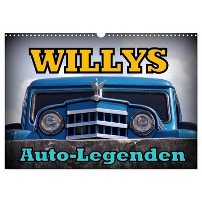 Auto-Legenden: WILLYS (Wandkalender 2026 DIN A3 quer), CALVENDO Monatskalender