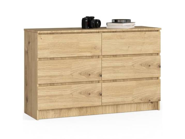 AKORD Kommode Komodenschrank Platzsparend Praktisch Robust Rollenführung ABS-Kante Laminatplatte Schlichtes Design