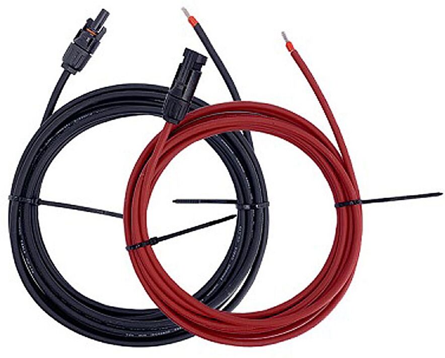 Solmax Energy Cavi 10mt ROSSO+NERO sezione 4 mm² con connettore MC4 precablato