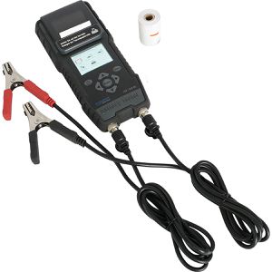 Kunzer Autobatterie-Tester BA1224, digital, 12V + 24V, CCA Kaltstart 100 bis 2000 A, mit Display & Drucker
