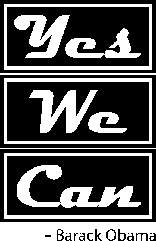 Ambiance-sticker Sticker Obama - Yes we can