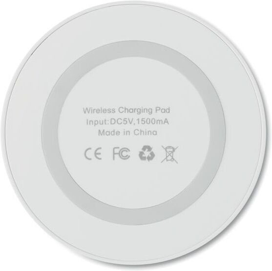 Chargeur personnalisable sans fil WIRELESS PLATO Plus blanc