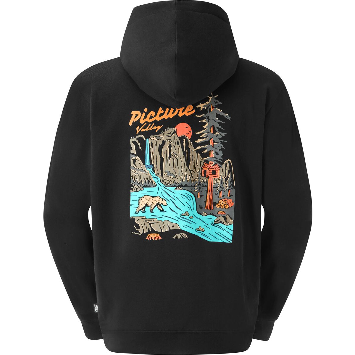 Picture Foreska Zip Hoodie blues melange (B) M MSW0518BDress Blues MelangeM