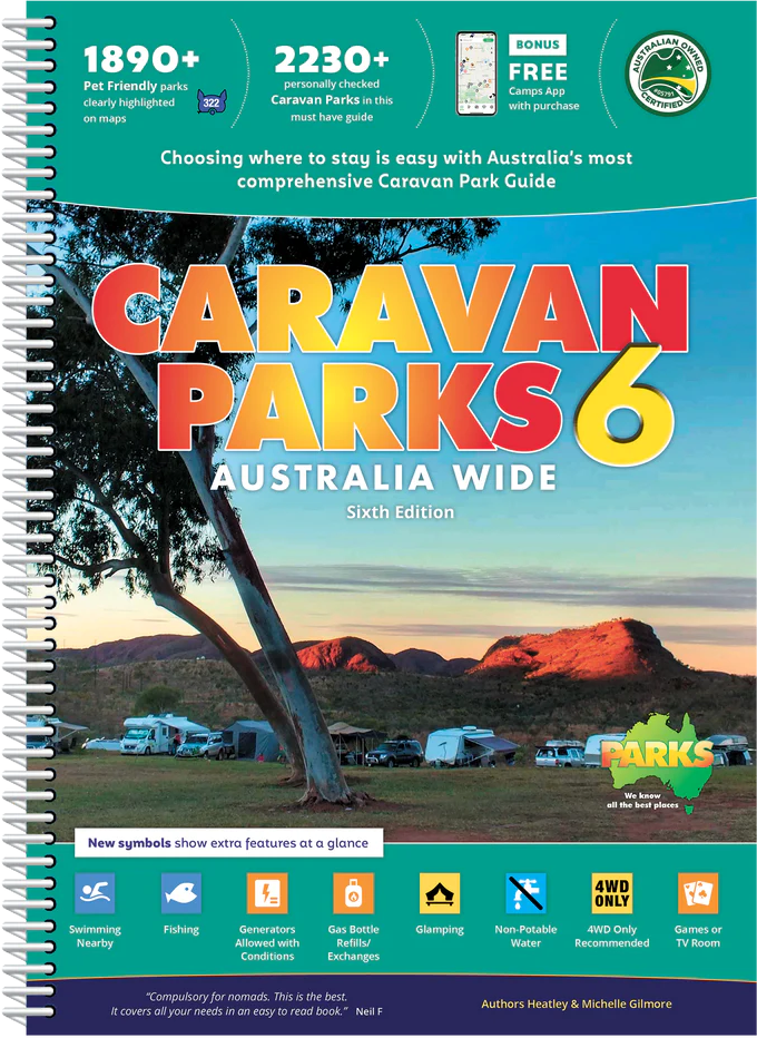 Guide spécial camping-car (à spirales) - Caravan Parks Australia Wide   Hema Maps