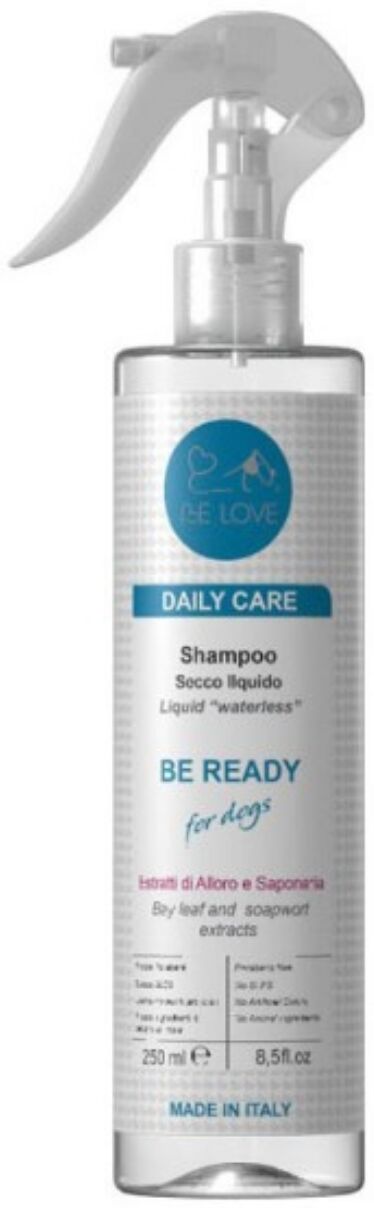 Be Love Shampoo a Secco Be Ready Liquido Spray Be Ready per Cani 250ml