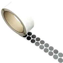 Gewebeklebepunkte, schwarz 15 mm | 1.000 STK, PE, Papier
