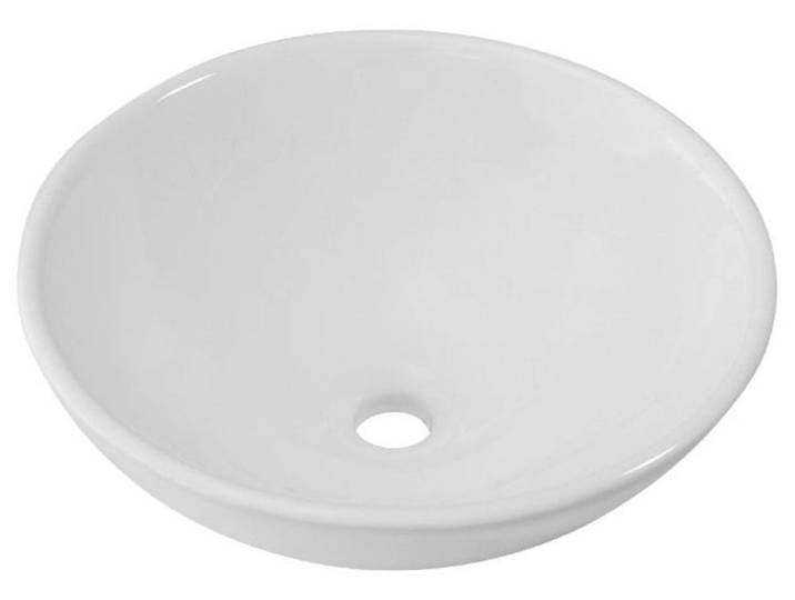 Aufsatzwaschbecken WELLTIME Rondino , weiss (weiß), B:42cm H:16cm T:42cm Ø:42cm, Keramik, Waschtische, Aufsatzwaschbecken, 42cm Durchmesser bei 16cm Höhe