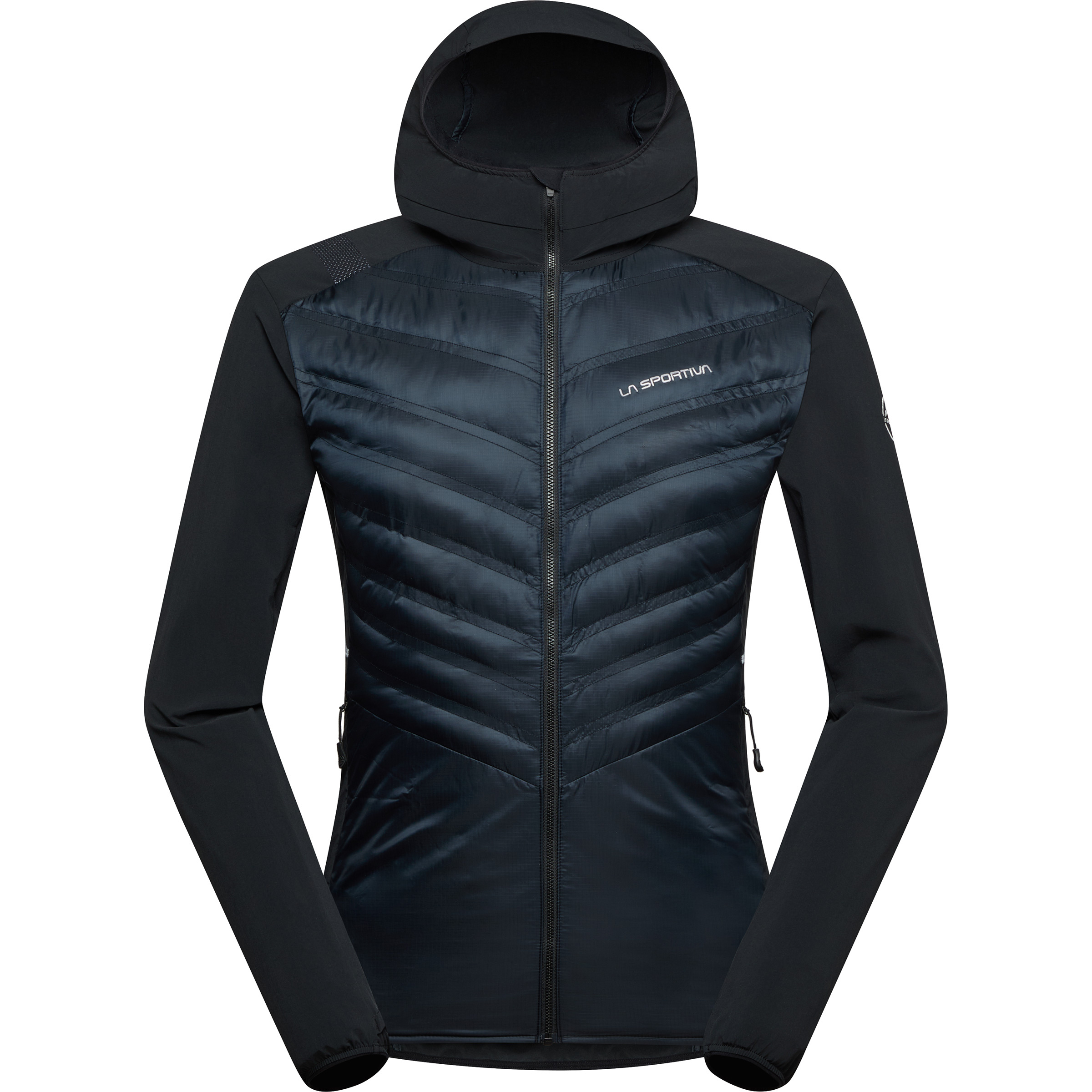 La Sportiva Koro Herren Kunstfaserjacke schwarz Größe XL Trekking Klein verpackbar Pertex | Primaloft