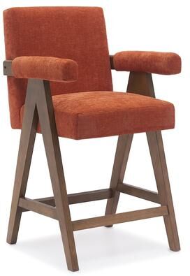 JL Contemporary Upholstered Counter Height Stools Single