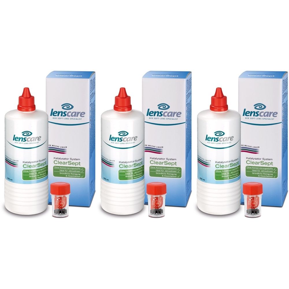 Lenscare Clearsept380Ml+Be x3 3x1 St Kombipackung