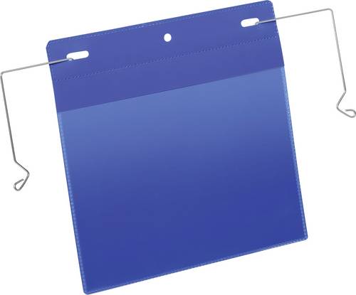Durable Drahtbügeltasche 175207 Blau 223mm x 218mm 50St.
