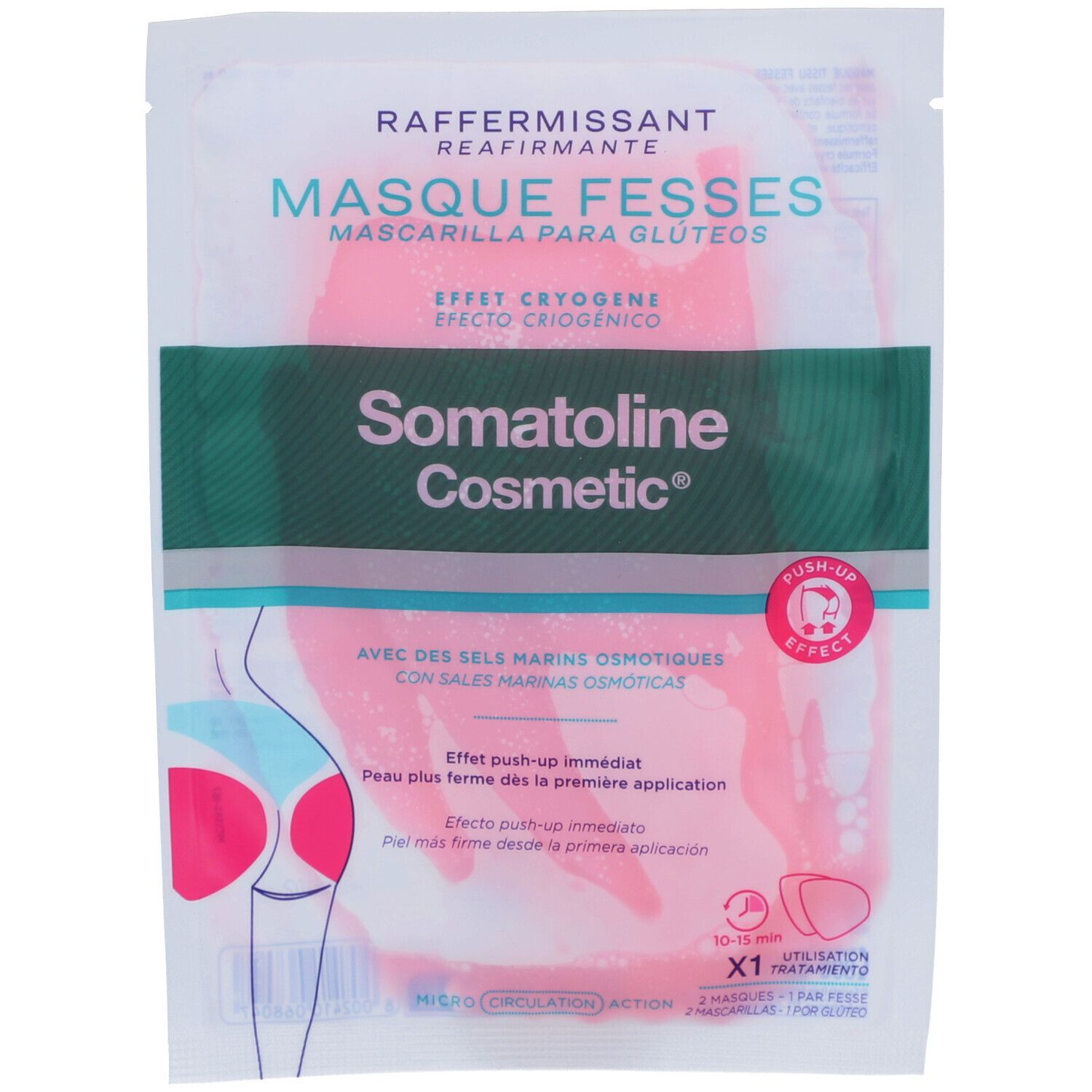 Somatoline Masq Tissu Push UP 1 St Maske
