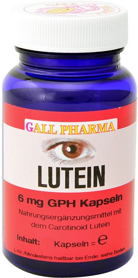 GALL PHARMA Lutein 6 mg GPH Kapseln 90 St