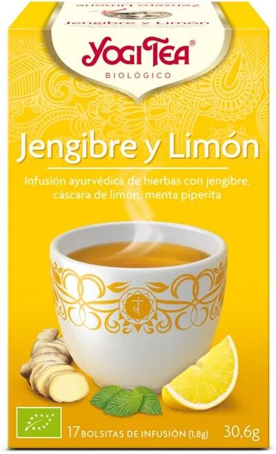 Yogi Tea GENGIBRE E LIMÃO BIO 17 Infusões