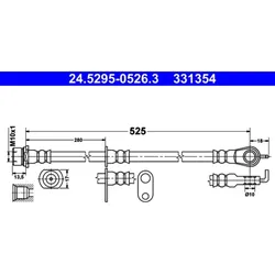 Bremsschlauch ATE 24.5295-0526.3