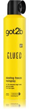 got2b Glued Blasting Freeze Hairspray laca de fixação extra forte 300 ml. Glued Blasting Freeze Hairspray